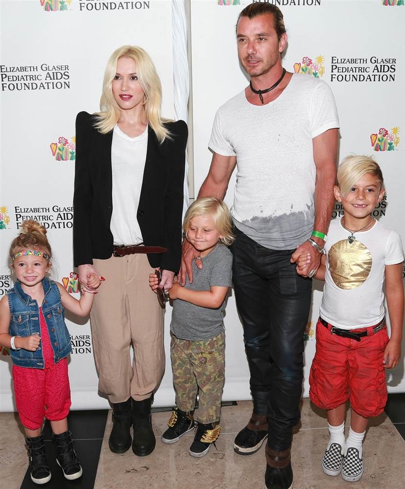 Gwen Stefani, Gavin Rossdale e os filhos