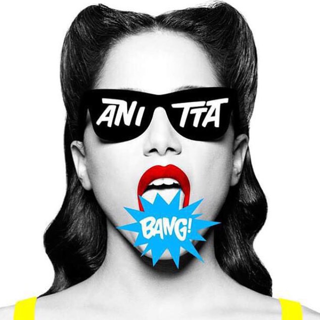 Anitta na capa do álbum Bang!