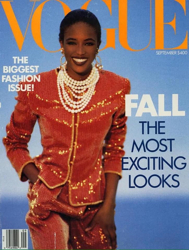 Naomi Campbell em capa da Vogue