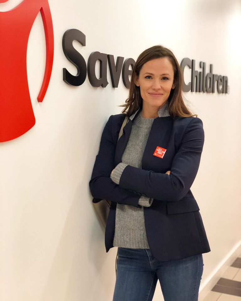 Jennifer Garner é embaixadora da Save The Children