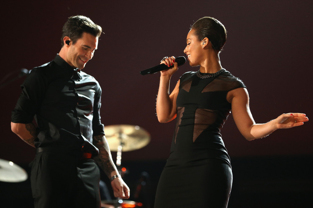 Adam Levine e Alicia Keys